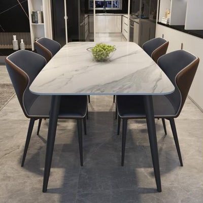 【YUEHUA】Ready Stock Dining Table Set Marble Dining Table with Chairs