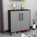 Multi-layer shoe storage cabinet, Nordic home entrance porch cabinet, large-capacity shoe cabinet