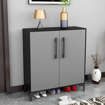 Multi-layer shoe storage cabinet, Nordic home entrance porch cabinet, large-capacity shoe cabinet