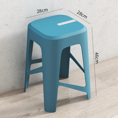 【Buy 3 Get 1 Free】Simple Plastic Stackable Stools Living Room Use | Dining Chair/dining Stool |