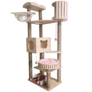 Rack Wood Large Climbing Solid Nest Integrated Villa Tree House Cat Tower Platform