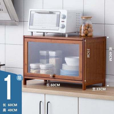 (EIYI) Metal Kitchen Cabinet With Wheels Multi-layer Storage Cabinet Multifunctional Kitchen Storage