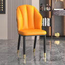 Light Luxury Dining Chair Nordic Back Chair Simple Chair Household Soft Bag Makeup Stool Ergonomic