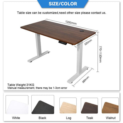 Desiny Customized Standing Desk Electric Height Adjustable Study Table Home Office Table