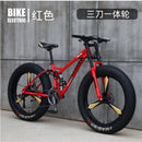 Mountain Bicycle Adult Off-roader Beach Snow Bike 4.0 Tire Male and Female Student Variable Speed