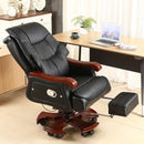 Special Offer Office Chair Leather Computer Chair Cowhide Swivel Boss Large Chair 7 Massage Spots