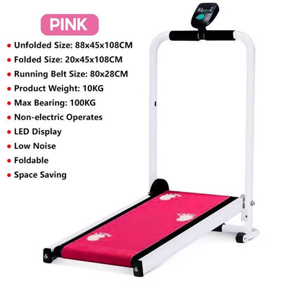 Pl Treadmill Desk Home Indoor Mini-folding Models Fitness Special Silent Electric Flat Walker