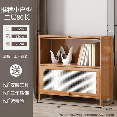 GC Bookcase Bookshelf Cabinet Simple Floor Cabinet Multilayer Household Student Book Storage Shelf