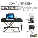 JINQUANJIA Standing Desk Laptop Foldable Table Heightening Bracket Office Lifting Table