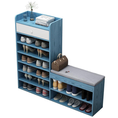 sitting stool-style cabinet integrated small household-sized large-capacity home into the Door