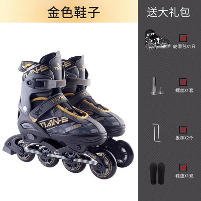 Zero Roller Skates Adult Adjustable Roller Skates Professional Inline Skating