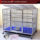 BOUSSAC Birdcage Stainless Steel Small, Medium Large Teddy German Shepherd Golden Retriever Samoyed