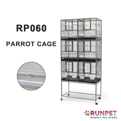 RUNPET Large Bird Cage Parrot Breeding Cage Large Space Birdcage