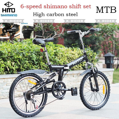 HITO Foldable Bicycle shimano Folding Bicycle Ultra-light Men's And Women's Folding Bike