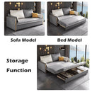 Arper Nordic Sofa Bed Solid Wood Technology Cloth Waterproof Sofa Bed Living Room Storage Lazy