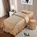 Folding Beauty Bed Body Massage Bed Treatment Bed Thickened steel pipe special for beauty salon [In