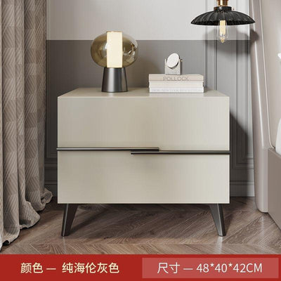 HZ Bedside Table Bedside Cabinet Nordic Simple Modern Paint Free Rural Locker, in Bedroom