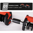 GYM Adjustable Dumbbell Fitness Dial Dumbbell With Handle And Weight Plate For Home Gym Set