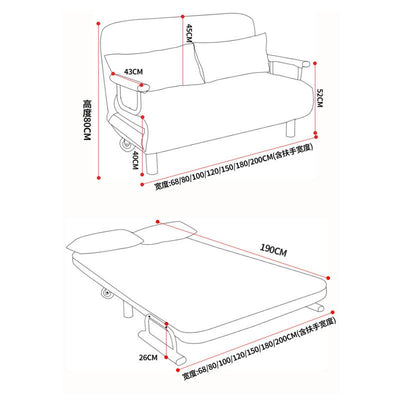 Foldable sofa bed / Sofa / Folding bed