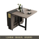 FREE Installation Retractable Dining Table Set Nordic Multifunctional Folding Dining Table Chair