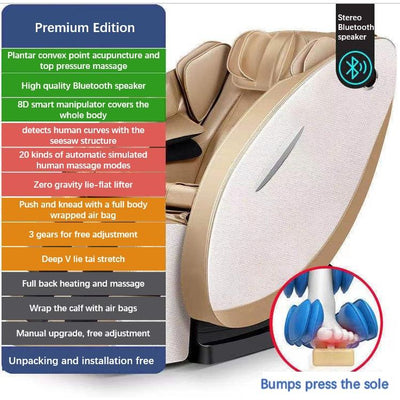 Full Body Electric Massager Health Massage Chair Medical Supplies Multi-Function