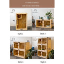 Cat Cage Family Indoor Cat Nest Solid Wood Cat Villa Luxury Cat House Cat Cabinet Cat House