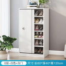 Shoe Rack Home Entrance Simple Modern High Vertical Sliding Door Shoe Rack Balcony Storage Solid