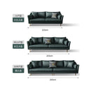 2-3 Seater Sofa Couch with Technology Fabric, for Small Apartments, Guest Room, Teenager's Room,