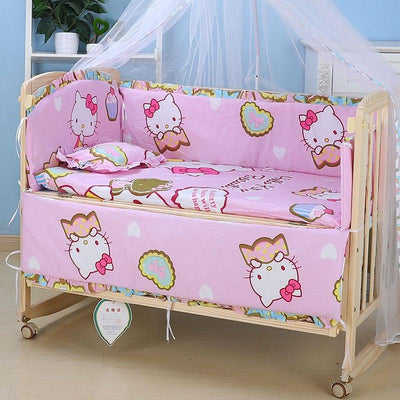 Crib Solid Wood Baby Bed Lacquerless Baby Cradle Foldable Multifunctional Desk Mobile Portable