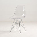 Dining 2021 Chair Transparent Nordic Stylish Table Simple Plastic Creative Casual Pc Coffee