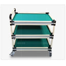 Syezyo Anti-static Foldable Trolley Tool Trolley Cart Rack Workshop Multi-layer Material Weekly