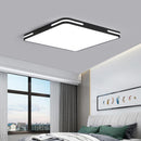 Rectangular Square Ultra-thin Ceiling Light Living Room Bedroom Study Kitchen Dining Room Black and