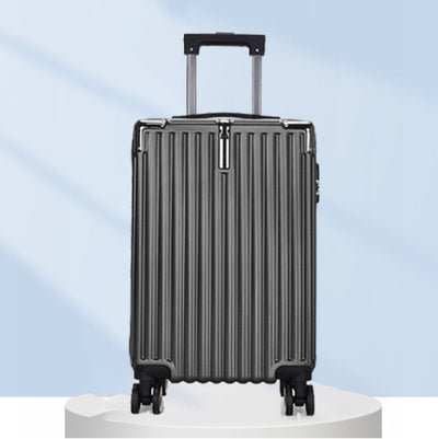 Black Luggage Trolley Bag Lightweight Suitcase 20inch Luggage Trolley Bag With Hanger Luggage Bag