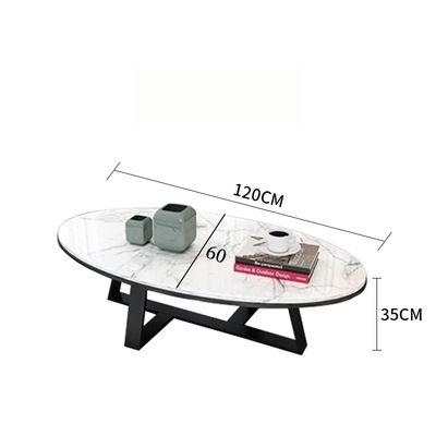 Nordic Marble Coffee Table Italian Living Room Simple Modern Titanium Stainless Steel Creative