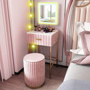 YICHANG Nordic Marble Dressing Table Dresser Bedroom Modern Minimalist Light Luxury Make Up Table