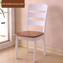 Solid Wooden Dining Chair Family Hotel Restaurant Chair Log Chair