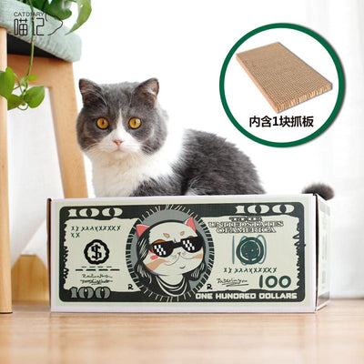 RUNPET Cat Scratch Board Pet Scratching Post Cat Scratcher Nest (Buses, Milk Carton, Board)