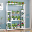 Indoor Screen Partition Living Room Xuanguan Green Flower Pot Rack Iron Floor-to-ceiling Multi-layer