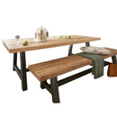 Solid Wood DiningTable Combination Table Coffee Table Iron Desk Long Bar Table Dining Table