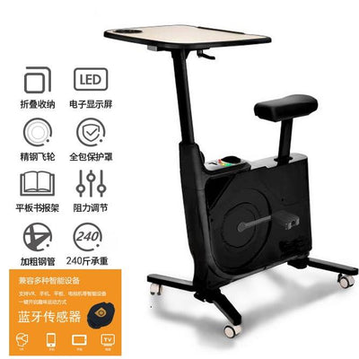 TKT Foldable Indoor Stationary Bike Spin Bike Indoor Cycling Home Exercise Bike Magnetic Control