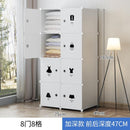 Simple Wardrobe PVC Plastic Bedroom Environmental Wardrobe Dormitory Wardrobe Organiser