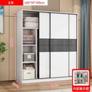 Sliding Door Wardrobe Household Simple Bedroom Wardrobe Modern Rental Room Storage Cabinet-042.sg