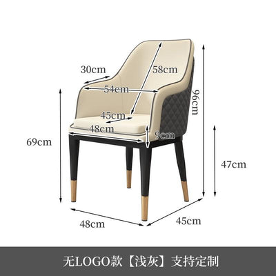 Luxury Dining Chair, Household Leisure Chair, Back, Hotel Sales Department, Reception, Negotiation,