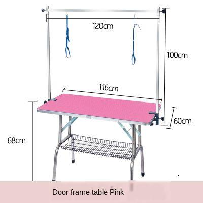 Pet Grooming Table Dog Bath Blowing Cat Hair Cutting Folding Portable Table Hanger Bracket Sling