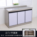 Stainless steel cabinet thickened kitchen stove sink cabinet