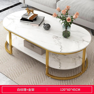 ARPER Nordic Light Luxury Coffee Table Simple Modern Creative Sofa Side Table Wrought Iron Bedroom