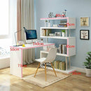 Corner Desktop Computer Table Home Desk Bookshelf Combination Bedroom Table Simple Modern Bookcase