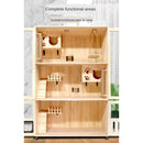 Wood Four Solid Seasons Universal Closed Luxury Apartment House Household Cat Cabinet