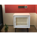 Solid Wood Side Table Japanese-style Bedside Table Rattan Side Cabinet Bedroom And Living Room Star