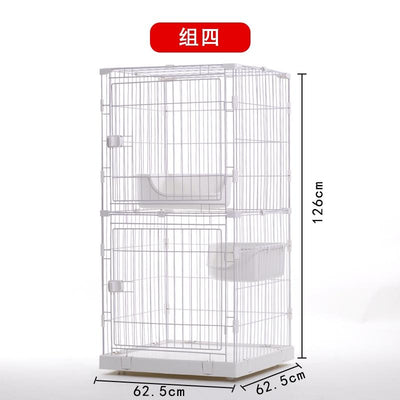 Boussac Assembly Chuangyi Free Cat Cage Plus Large Space Pet Shop Multi Cat Splicing Combination Pet